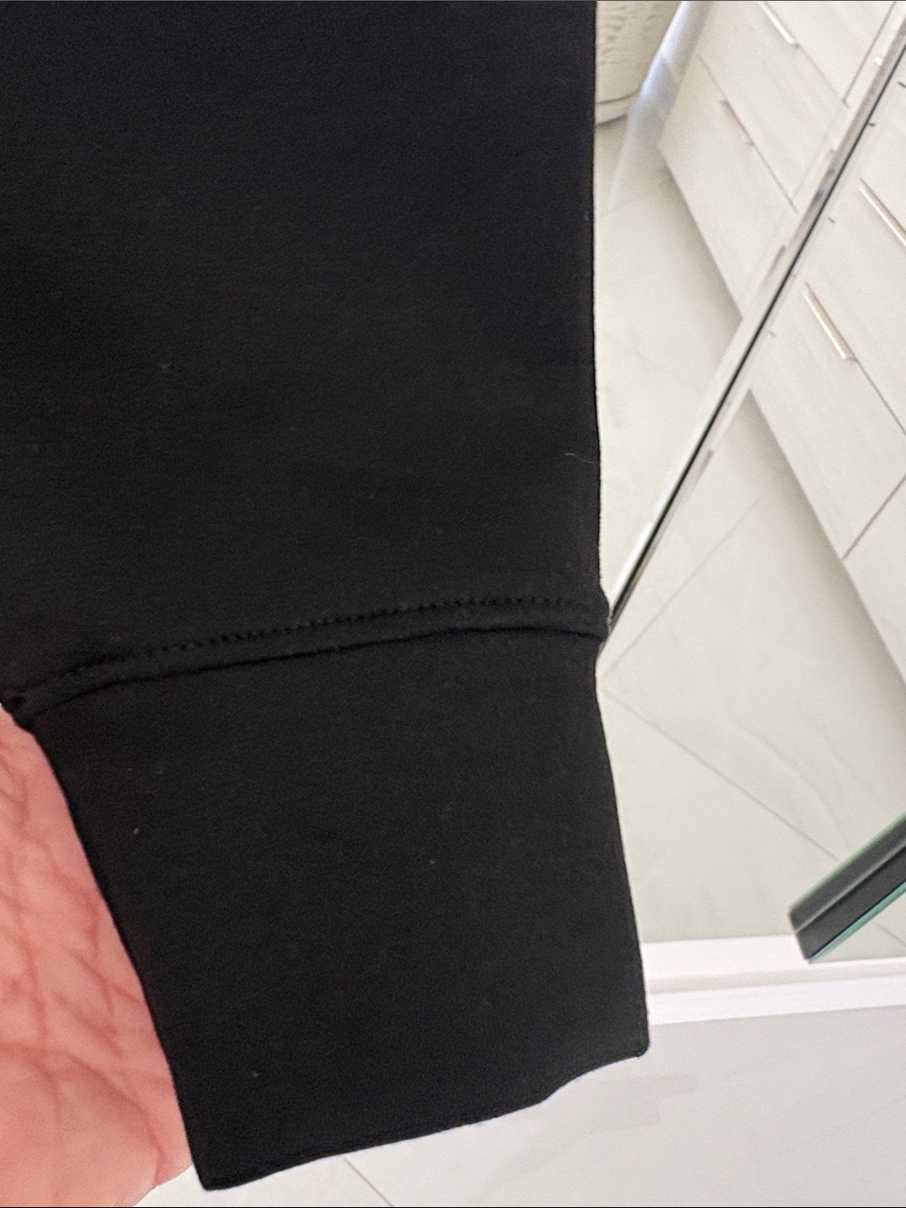NWT Express Black Zip-Neck Pullover - Picture 5 of 5